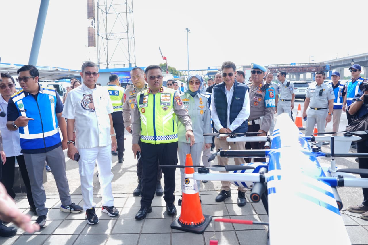 Pantau dari Langit, ETLE Drone Presisi Korlantas Kawal Ketat Ngabuburit di Thamrin-Wijaya Kusuma